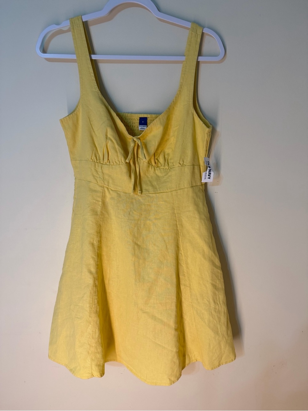 Old Navy Yellow Tie-Front Sundress for Girls